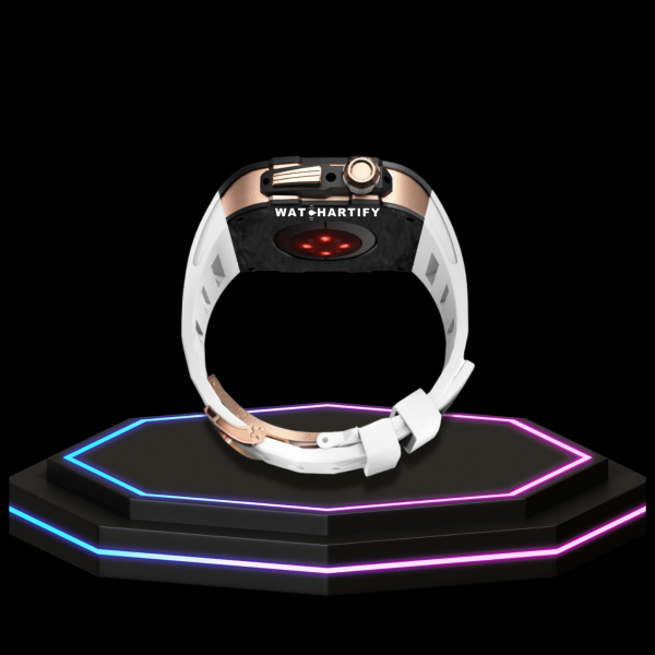204 27dea2ac 67cb 439a b2b1 e3f85ce7f691 Apple Watch Case 44MM - OYAMA Series Royal Titan | Snow White Rubber