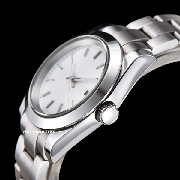 20 5363f499 086e 45dc 99a3 30a9c06be631 Watchartify Series Datejust 369Number Snow White Face 40MM Automatic Movement Stainless Steel Strap