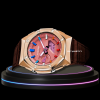 20 ad6c9b58 c543 480f b194 00a2e07a7129 G-SHOCK Casio GA2100 | SPORT Series Rose Gold Mod Coral Pink Dial | Brown Leather