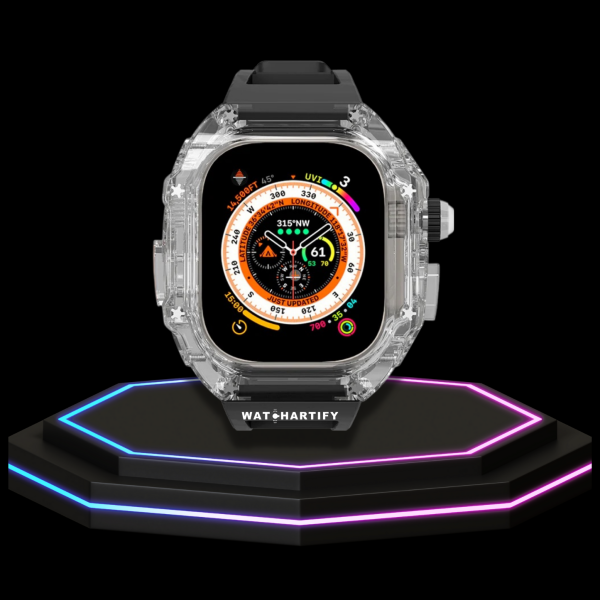 215 84c570eb 3c63 4d85 8297 fb71cd285667 Apple Watch Ultra Case 49MM - ICE CUBE Pro Series Midnight Rubber