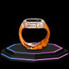 217 Apple Watch Case 44MM - Crystal TITAN Series Golden | Sunset Rubber