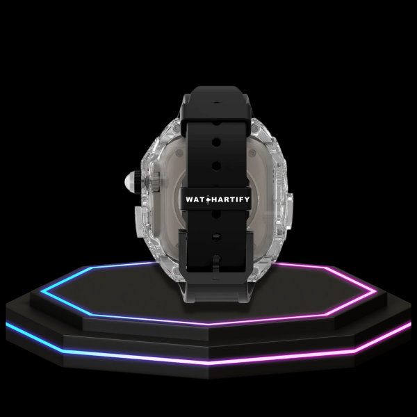 217 6cf96ad3 391b 40ba b4dc 64ff1238a173 Apple Watch Ultra Case 49MM - ICE CUBE Pro Series Midnight Rubber