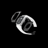 21 af46b238 4bd9 40d9 8435 704a1824cc95 Apple Watch Case 44MM - CONCEPT ONYX Series Black Panther | Snow White Rubber
