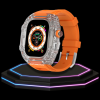 220 f94914e8 6d14 4282 8745 6945312bdb13 Apple Watch Ultra Case 49MM - ICE CUBE Pro Series Sunset Rubber