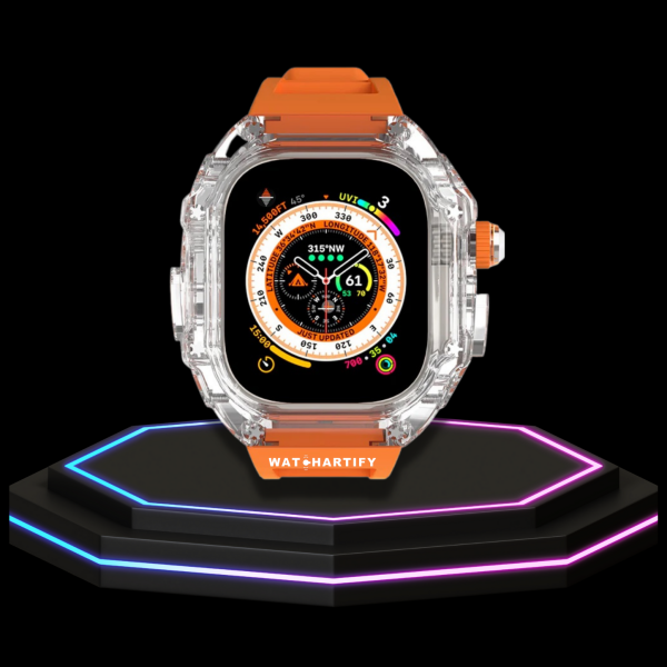 221 a7523119 a862 438c a1e6 0685e03bce84 Apple Watch Ultra Case 49MM - ICE CUBE Pro Series Sunset Rubber