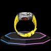 223 Apple Watch Case 44MM - Crystal TITAN Series Dark | Lemon Yellow Rubber