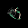 227 8271f443 9fa5 4b10 af93 87b60c4ea7e3 Apple Watch Case 44MM - OYAMA Series Royal Titan | Lime Green Rubber