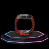 228 beccb05e e665 473a 861b 5e61db5c1614 Apple Watch Case 45MM - Crystal TITAN Series Dark | Scarlet Red Rubber