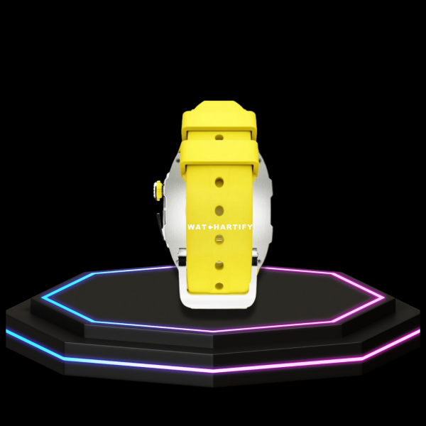 229 6f5b046f c1a5 406d bed2 c797d2d6f9ed Apple Watch Case 45MM - TITAN Series Silver Titanium | Yellow Rubber