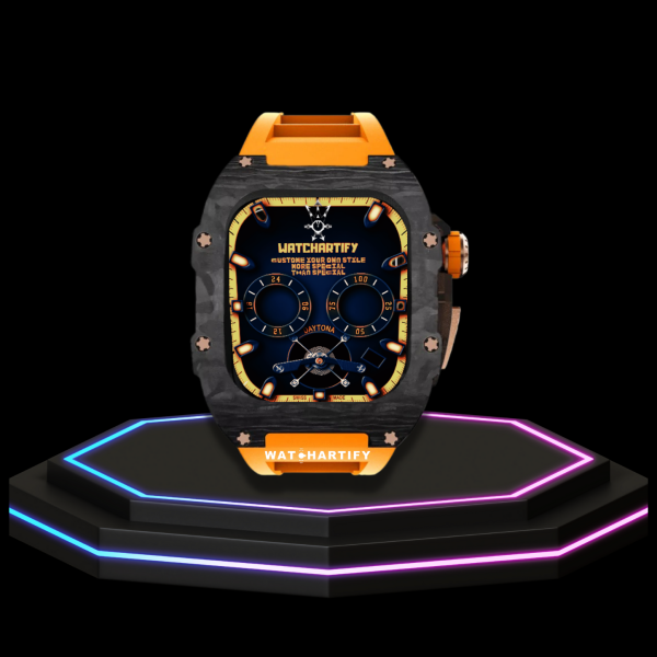 229 f0022a84 ace3 4a85 a077 5c29441815ce Apple Watch Case 45MM - OYAMA Series Royal Titan | Sunset Rubber