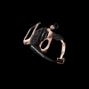 22 a415f6f0 cde7 4c56 be41 b7dbd7383527 1 Apple Watch Case 45MM - TITAN Series Rose Gold Dark Titanium | Midnight Black Rubber