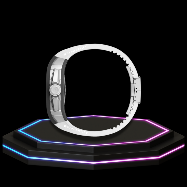22 d5ba1692 40ce 4293 9116 97b7f78304e0 Apple Watch Case 44MM - CONCEPT MOD Series OYAMA | Snow White Rubber