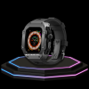 Apple Watch Ultra Case 49MM - Pro Series Captain Dark | Midnight Black Rubber