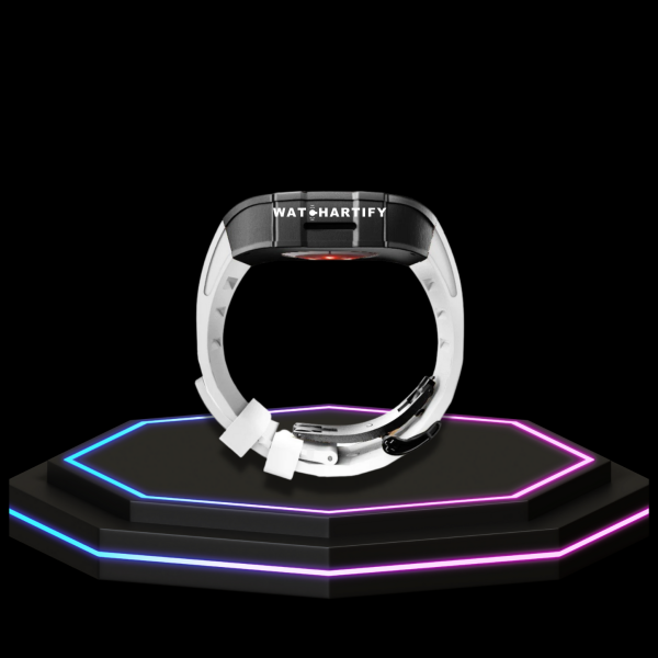235 67f889a3 1cb7 409d 8525 8a07f30d2d6e Apple Watch Case 45MM - Crystal TITAN Series Dark | Snow White Rubber