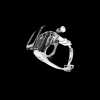 239 aac5f809 7bb8 4c8e 9b80 669736748182 Apple Watch Case 44MM - Crystal TITAN Series Dark | Snow White Rubber