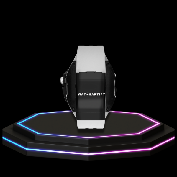 24 37c048ac efee 43f1 8c30 fe443faff524 Apple Watch Ultra Case 49MM - TITAN Pro Series Dark Titan | Snow White Rubber