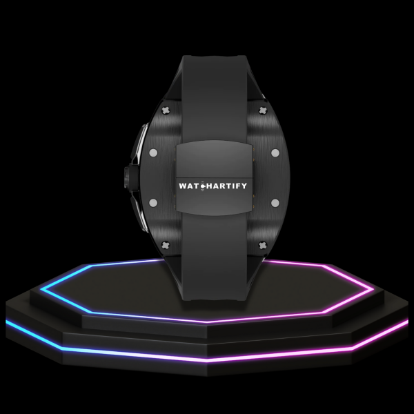 Apple Watch Case 45MM - CONCEPT ONYX Series Black Panther | Midnight Rubber