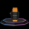 Apple Watch Ultra Case 49MM - TITAN Pro Series Luxury Dark Titan | Sunset Orange Rubber