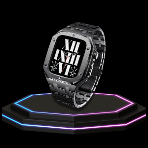 25 Apple Watch Case 45MM - GONDOLO Series Black Titanium