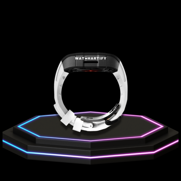 251 a56a6b1d 281a 4287 b739 30203fe1dade Apple Watch Case 45MM - OYAMA Series Dark Titan | Snow White Rubber