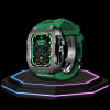 254 9fb7ec74 b639 4fc4 b04f 674e9f92c8e6 Apple Watch Case 44MM - Crystal TITAN Series Dark | Grass Green Rubber