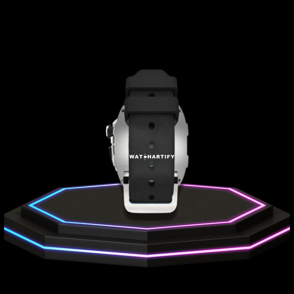 256 f2e5f405 a464 4671 ac1c e83045cd889c Apple Watch Case 45MM - TITAN Series Silver Titanium | Dark Rubber
