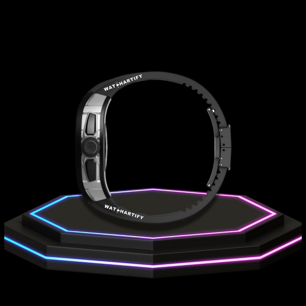 Apple Watch Case 45MM - CONCEPT ONYX Series Black Panther | Midnight Rubber