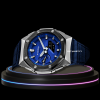 26 3ed56aab 0b44 4cd9 8eb9 dc43d42f6f03 G-SHOCK Casio GA2100 | SPORT Series Silver Midnight Black Mod Blue Dial | Blue Leather