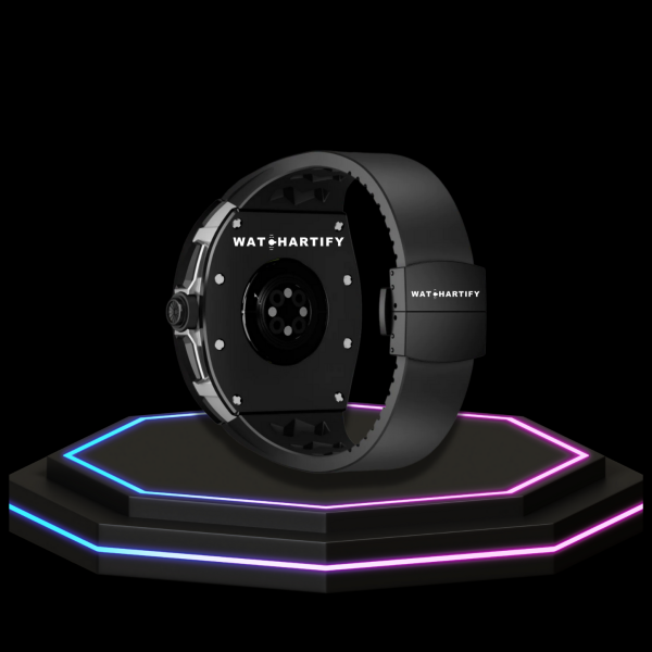 Apple Watch Case 45MM - CONCEPT ONYX Series Black Panther | Midnight Rubber
