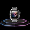 275 03383871 3d86 4c12 8684 b51d01748805 Apple Watch Case 45MM - ICE Series Transparent | Fluorescent Cube Gray Rubber