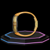 Apple Watch Case 45MM - TITANIUM CARBON Series Royal | Sunset Rubber