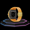 Apple Watch Case 45MM - TITANIUM CARBON Series Royal | Sunset Rubber