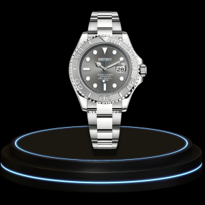 27 1af24361 eea5 49bb 8af7 afb497242024 SEIKO Mod Submariner Collection Grey Dial Grey Silver Bezel NH35 Movement Silver Stainless Steel Strap