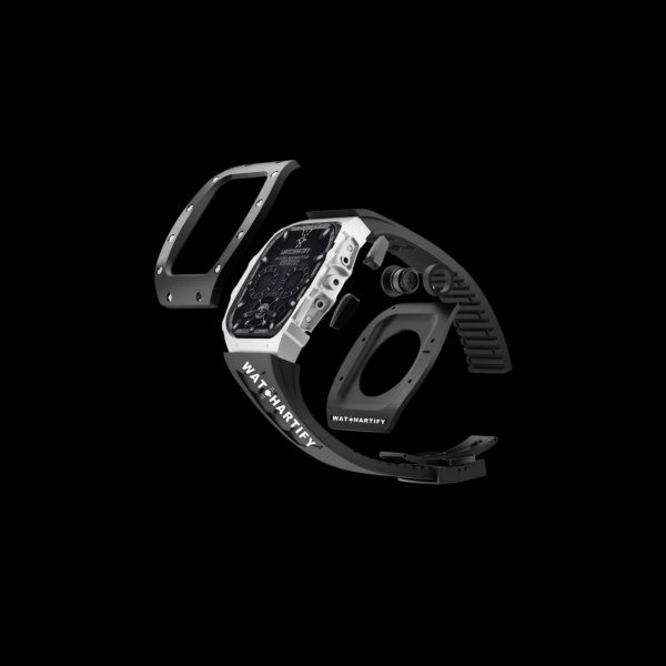 27 7447f2fe 50f4 4b92 8311 0c9e31282533 Apple Watch Case 44MM - CONCEPT ONYX Series Black Panther | Midnight Rubber