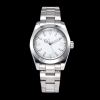27 d5833ef3 6cd7 4bd1 83ae 9e45e2c58b20 Watchartify Series Datejust 369Number Snow White Face Blue Pointer 40MM Automatic Movement Stainless Steel Strap