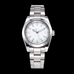 27 d5833ef3 6cd7 4bd1 83ae 9e45e2c58b20 Watchartify Series Datejust 369Number Snow White Face Blue Pointer 40MM Automatic Movement Stainless Steel Strap