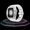 27 d5f87b1d 1b98 4f18 be5a 07dd72b88f31 Apple Watch Case 44MM - CRYSTAL Silver Series Transparent | Snow White Rubber