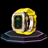 284 8c3ba364 693d 48b9 966c 8ebd53865c63 1 Apple Watch Case 45MM - TITAN Series Rose Gold Dark Titanium | Yellow Rubber