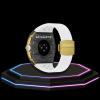 Apple Watch Case 45MM - TITANIUM CARBON Series Royal | Snow White Rubber