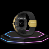296 Apple Watch Case 44MM - TITANIUM CARBON Series Royal | Midnight Rubber