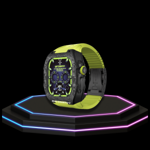 29 07c93cad 6759 4df9 950b 2f2fddb66d28 Apple Watch Ultra Case 49MM - TITAN Pro Series Luxury Dark Titan | Lime Green Rubber