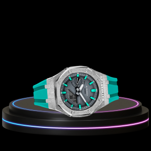 29 f8416d17 0321 4183 b504 d9be59b8e2ad G-SHOCK Casio GA2100 | Silver Series Grey Dial Tiffany Blue Marker | Tiffany Blue Rubber