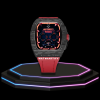 2 62367aa5 4f44 4a61 9135 fc15a85a0815 Apple Watch Case 45MM - TITANIUM CARBON Series Black Panther | Scarlet Red Rubber