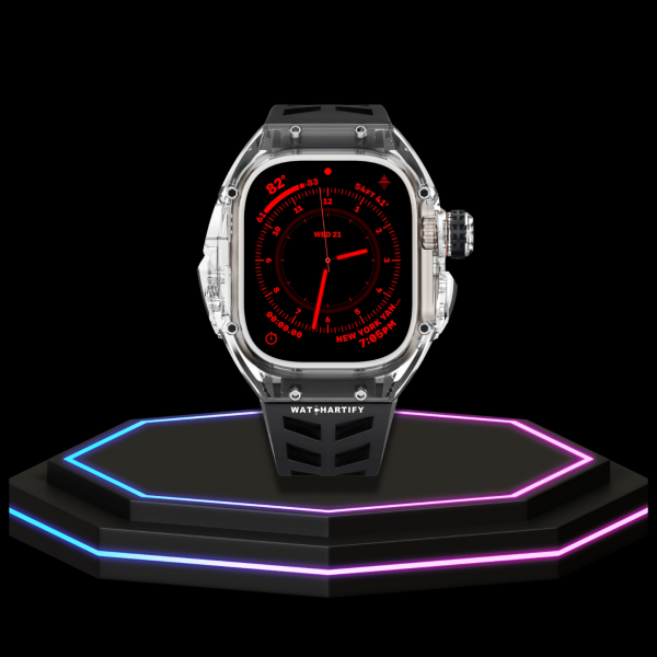 2 667a9206 ba66 4acb a074 c320f7844a61 Apple Watch Ultra Case 49MM - ICE Pro Series Luxury | Fluorescent Midnight Rubber