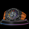2 6f5ba406 e2a4 41ba bc02 fe76d81a16ba G-SHOCK Casio GA2100 | CARBON FIBER Series Carbon Fiber Mod Grey Dial Rainbow | Sunset Orange Rubber