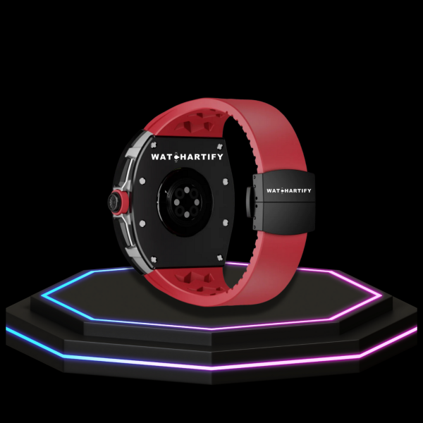 2 9cbdacb3 c49e 4082 862a 620b73ea08fb Apple Watch Case 44MM - CONCEPT ONYX Series Black Panther | Scarlet Red Rubber