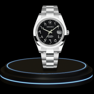 2 9d5ffc9b 0873 4008 a634 b55c887b4c0b SEIKO Mod Oyster Collection Midnight Black Dial NH35 Movement Silver Stainless Steel Strap