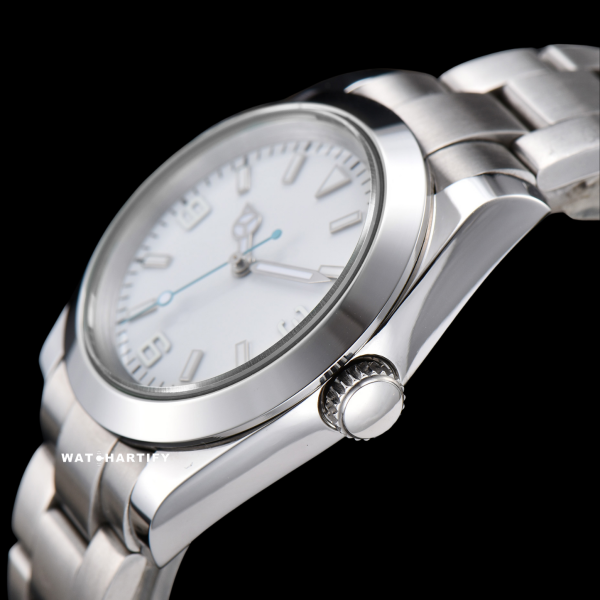 30 7370baa7 aa76 4151 b5db e91f49569537 Watchartify Series Datejust 369Number Snow White Face Blue Pointer 40MM Automatic Movement Stainless Steel Strap