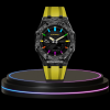 31 08c580de 77e7 4aa9 a4f1 59aaca6b455e G-SHOCK Casio GA2100 | CARBON FIBER Series Carbon Fiber Rainbow Mod Midnight Black Dial | Yellow Rubber