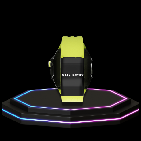 31 1d086cb4 3d84 4706 a3aa 100c7ba7ea24 Apple Watch Ultra Case 49MM - TITAN Pro Series Dark Titan | Lime Green Rubber
